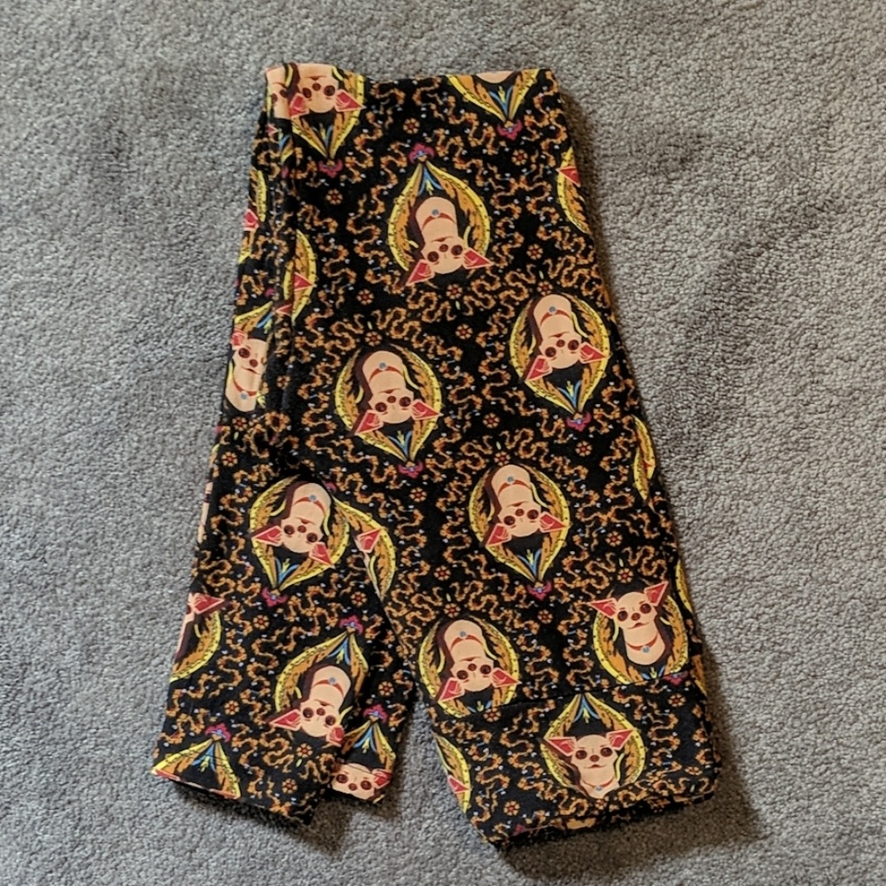 LuLaRoe Chihuahua OS Unicorn Leggings
